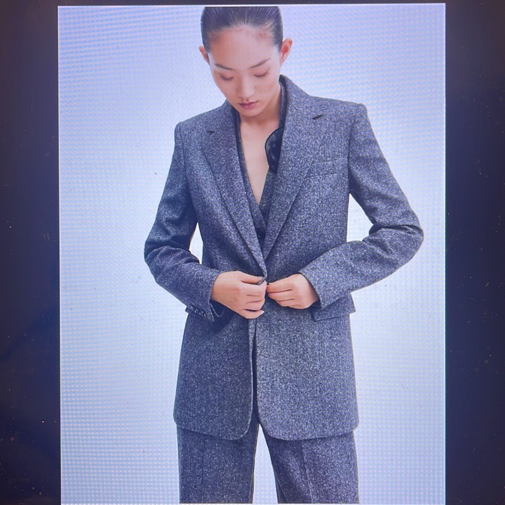 NWT Mango Wool Suit, Pant and Blazer - Picture 2 of 10